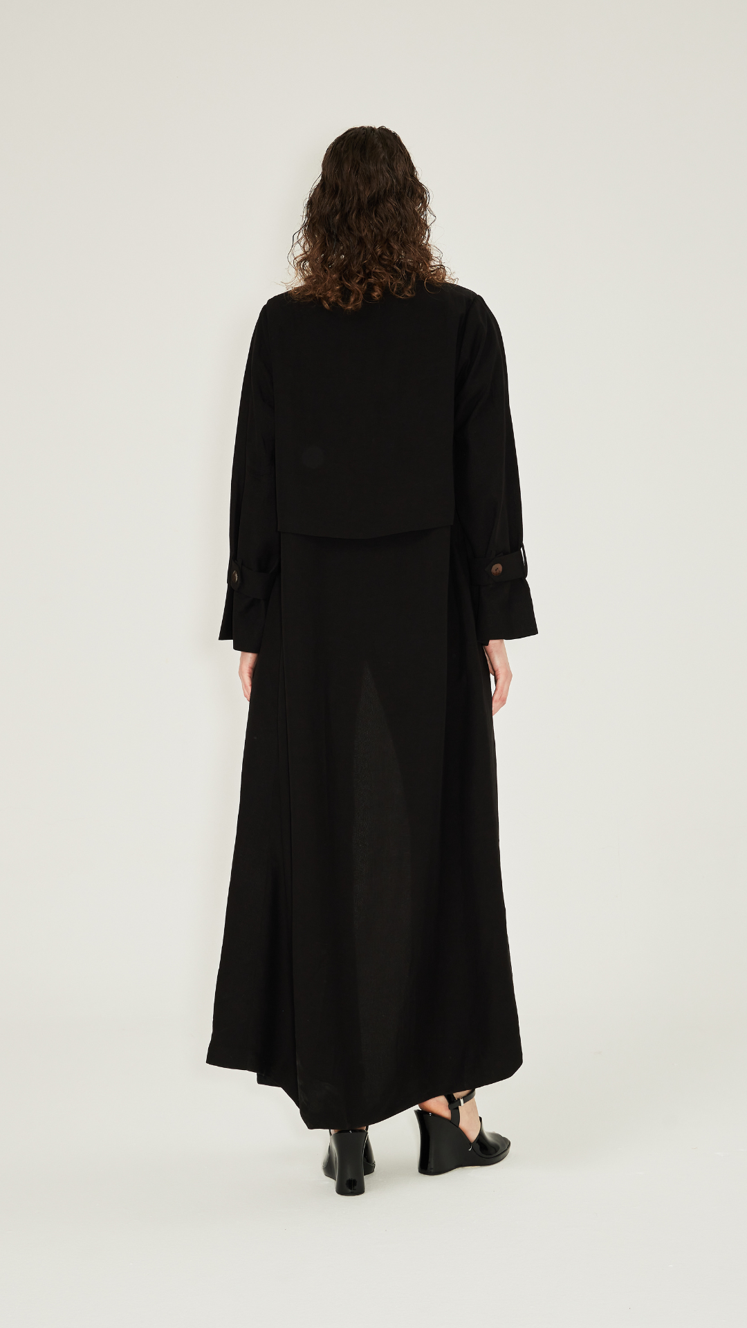 HEM0015 - Trench Coat - Black