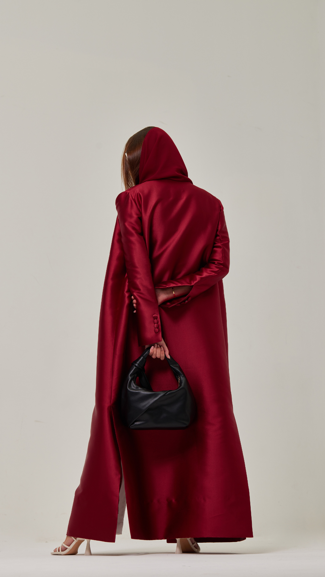 HEM0023 - Taffeta Blazer Red Maroon