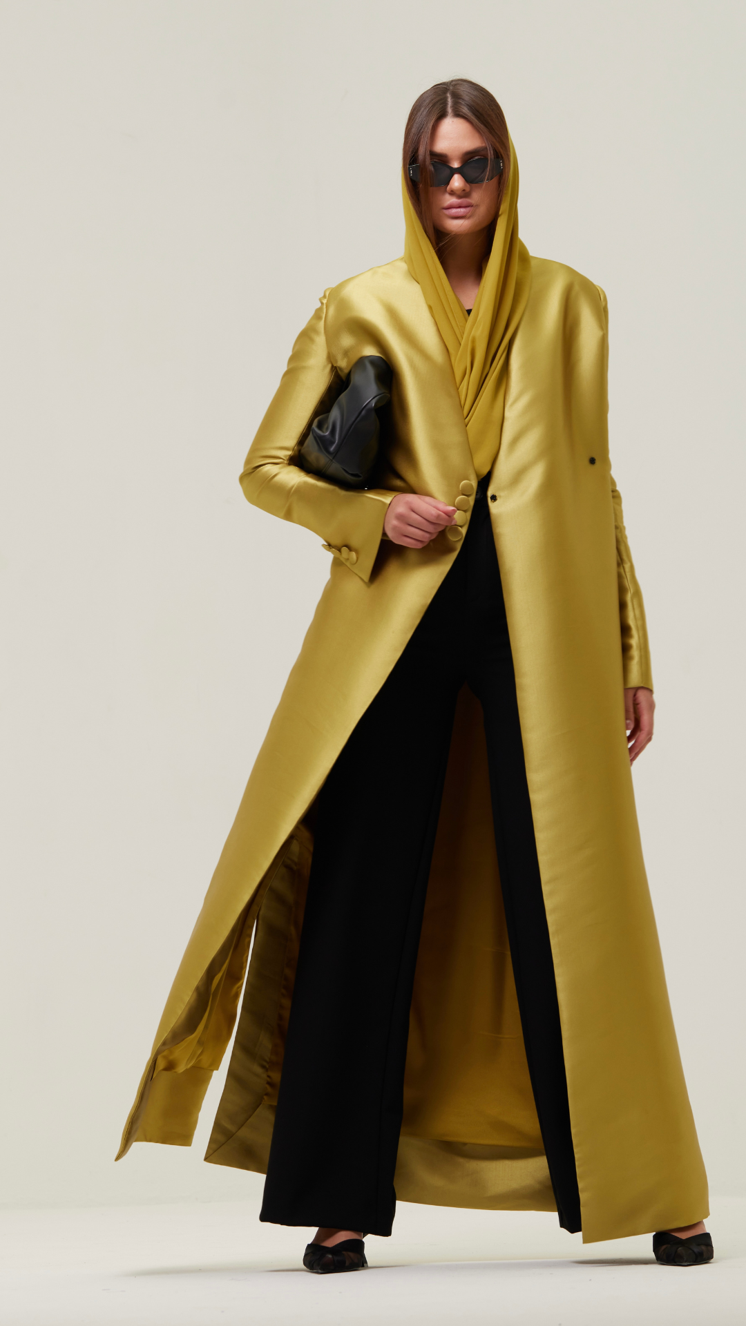 HEM0024 - Taffeta Blazer Yellowish Green