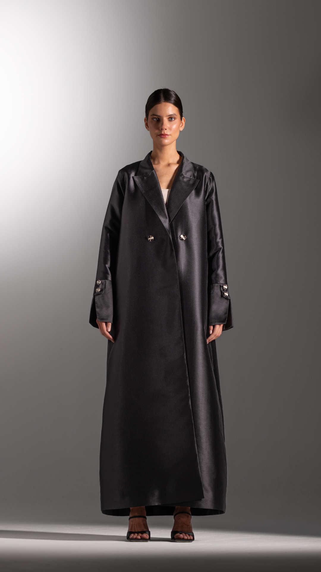 HEM0030 -Blazer Abaya Black