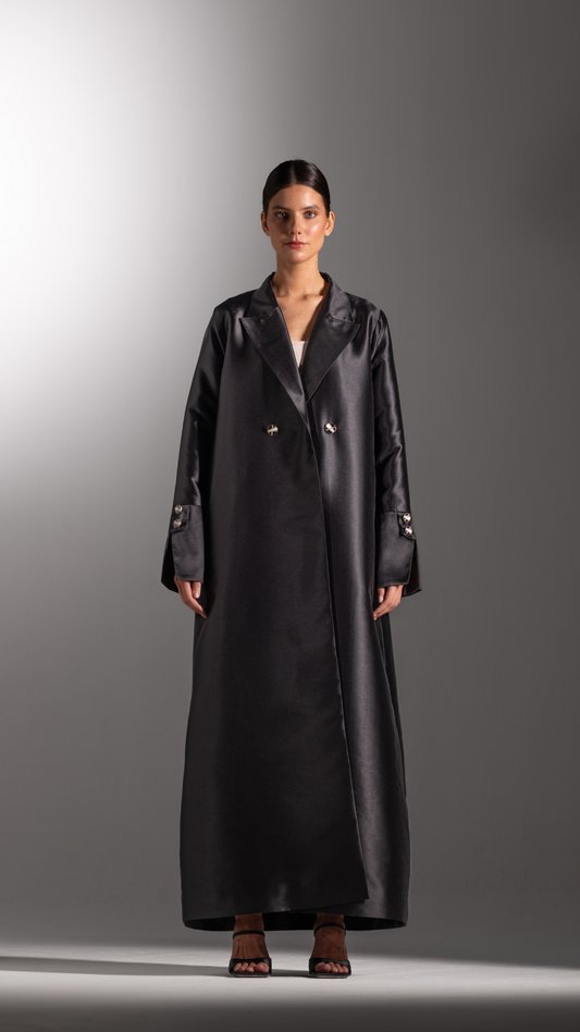 HEM0030 -Blazer Abaya Black