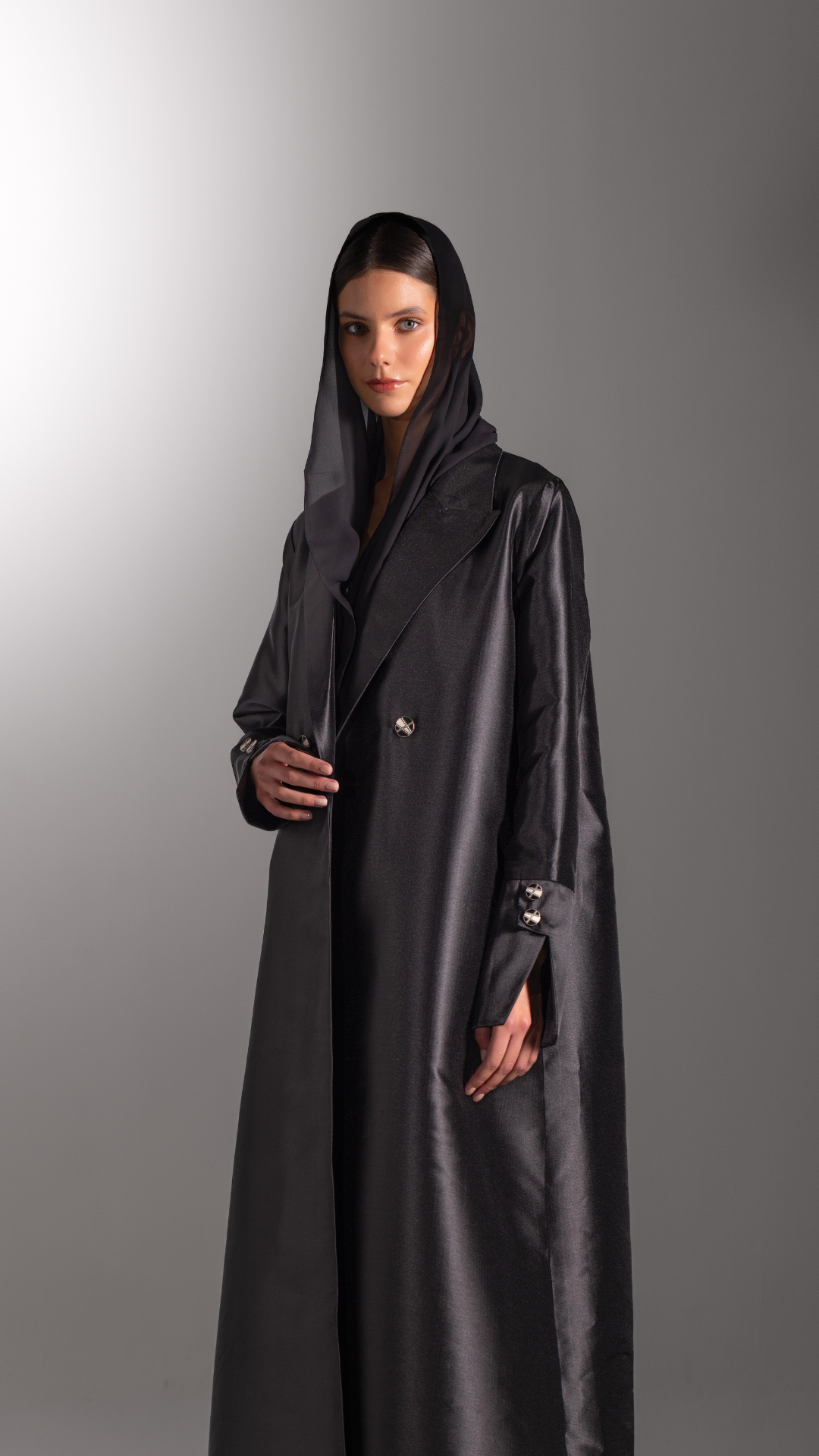 HEM0030 -Blazer Abaya Black