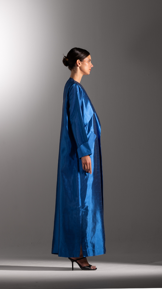 HEM0031 - Trench Shantung Royal Blue