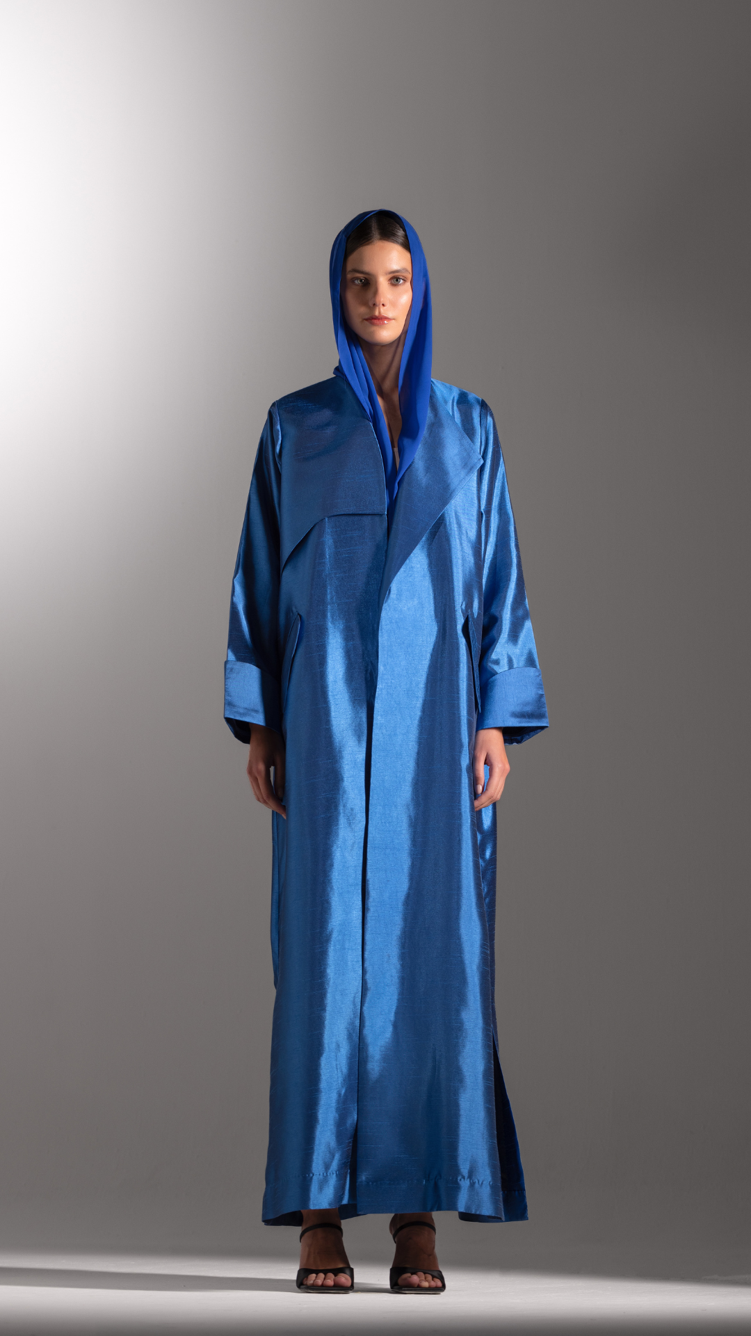 HEM0031 - Trench Shantung Royal Blue