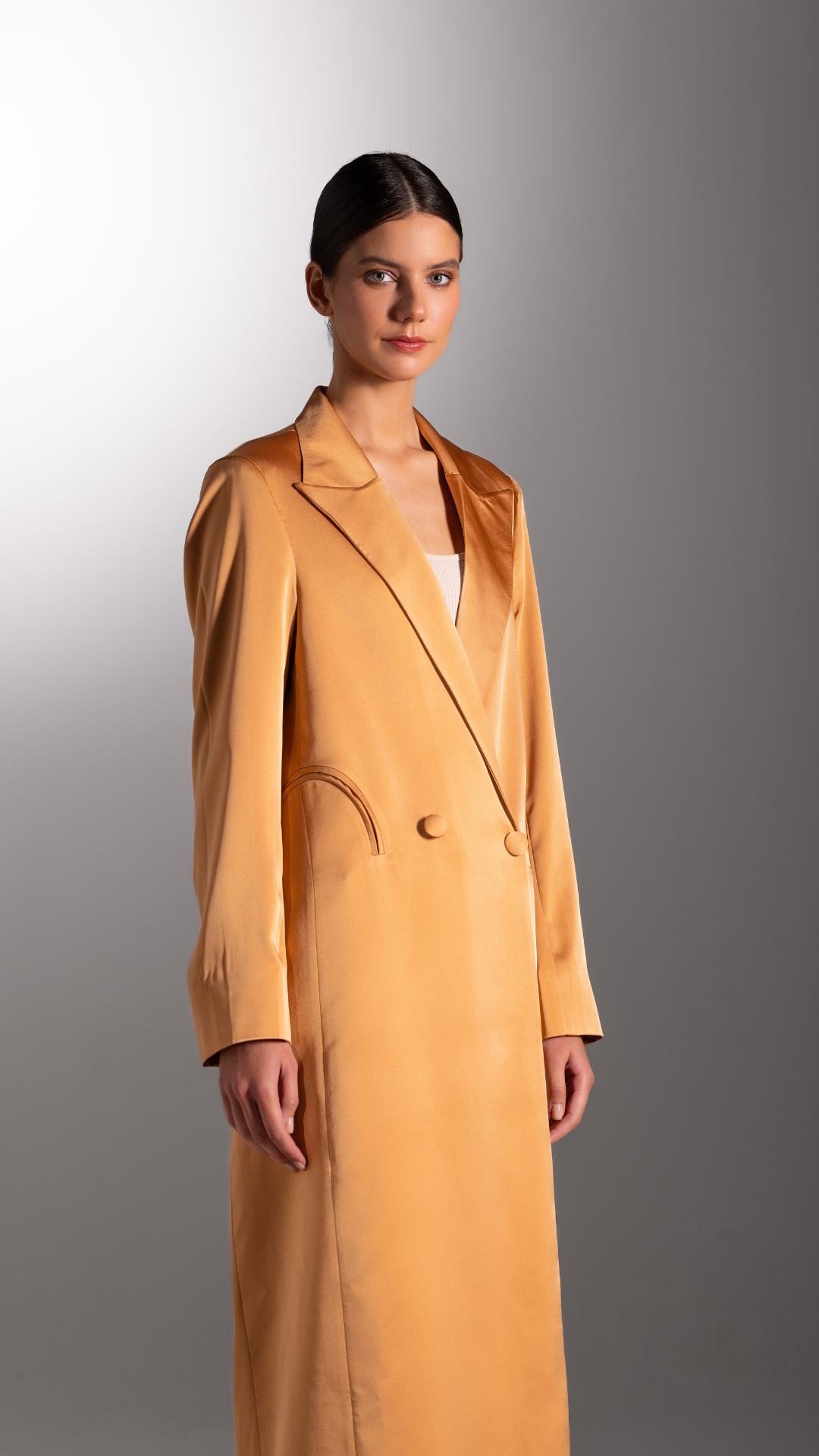HEM0033 - Blazer Curvy Golden