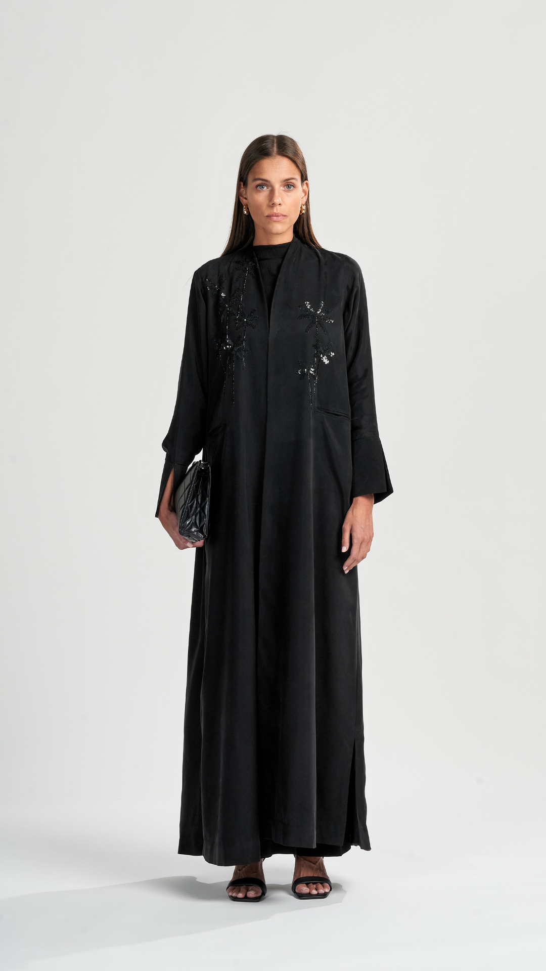 HEM0037 -  Palm On Cupro Black