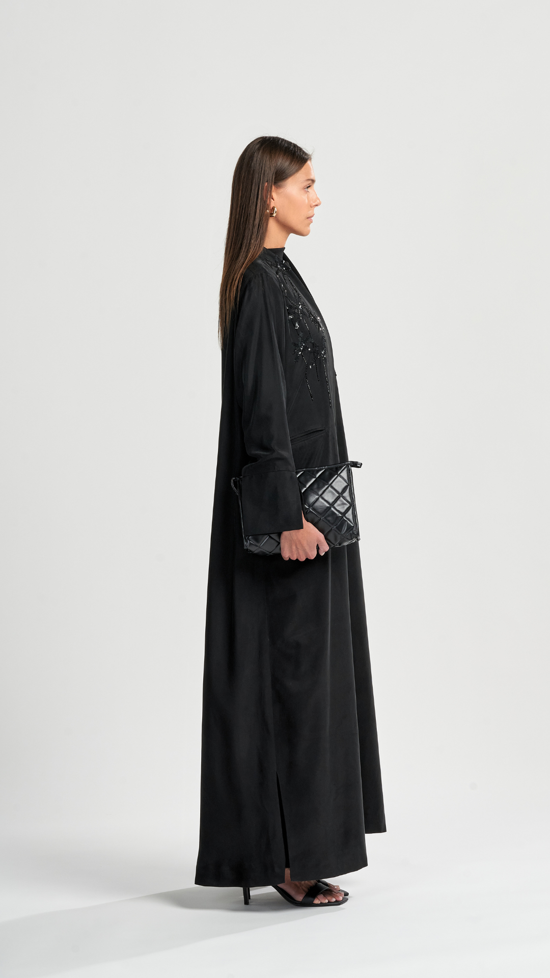 HEM0037 -  Palm On Cupro Black