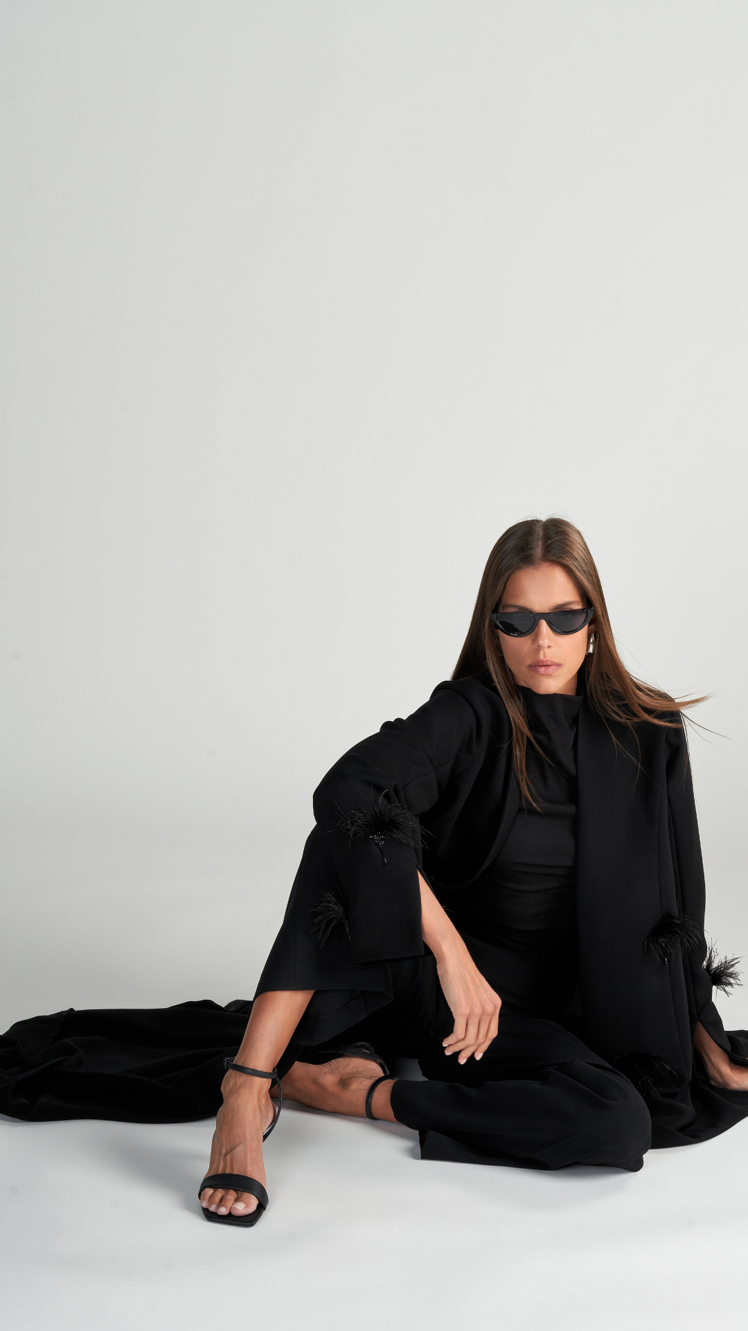 HEM0038 - Italian Crepe Feather Black