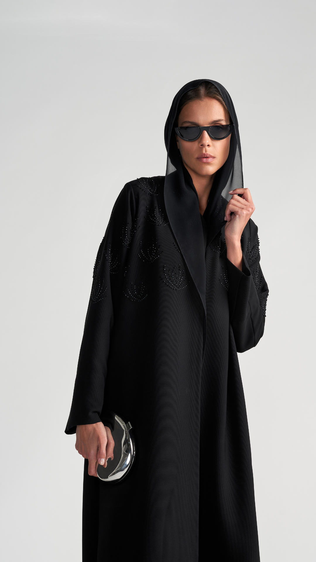 HEM0041 - Italian Crepe Flower Black