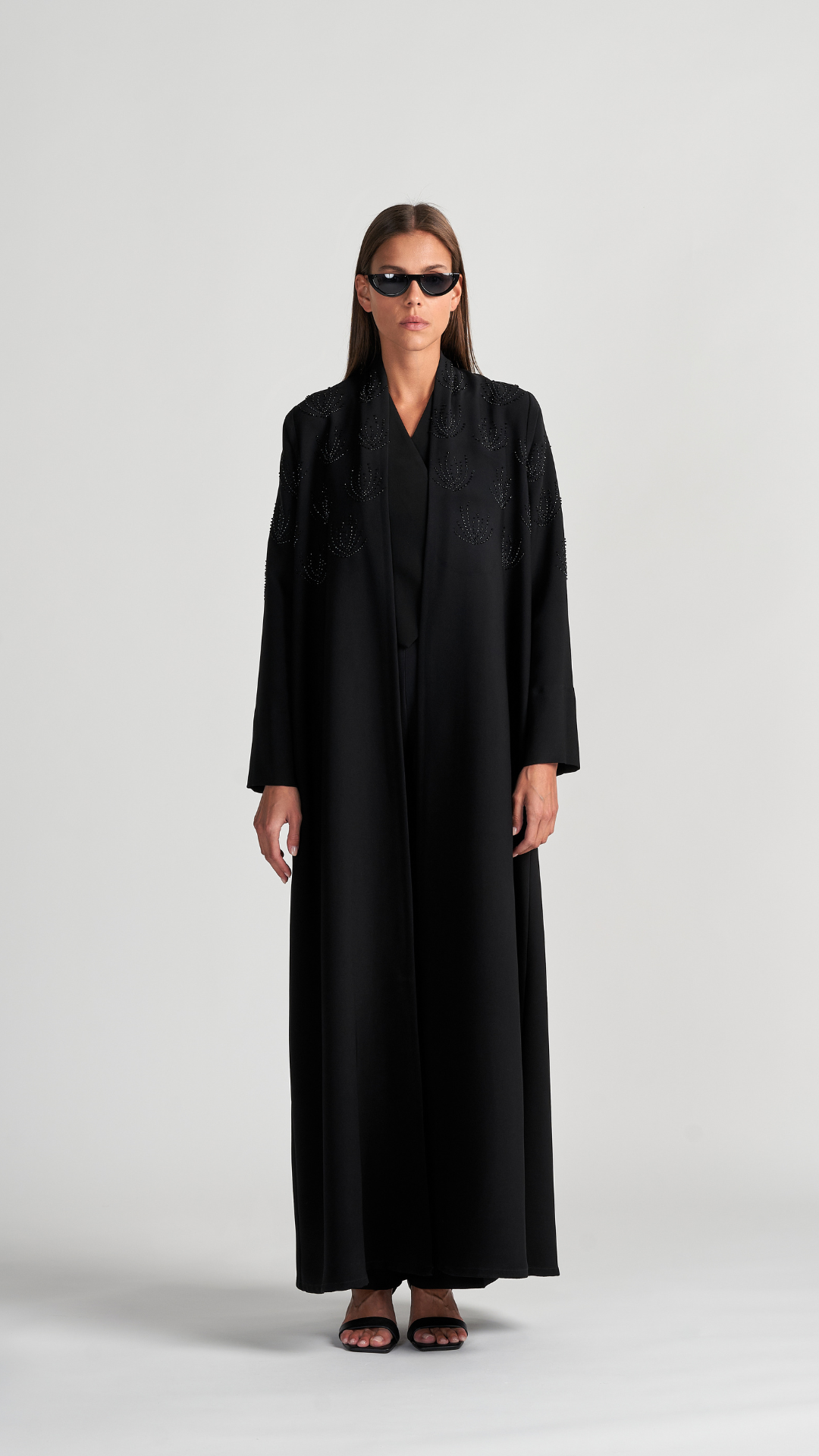 HEM0041 - Italian Crepe Flower Black