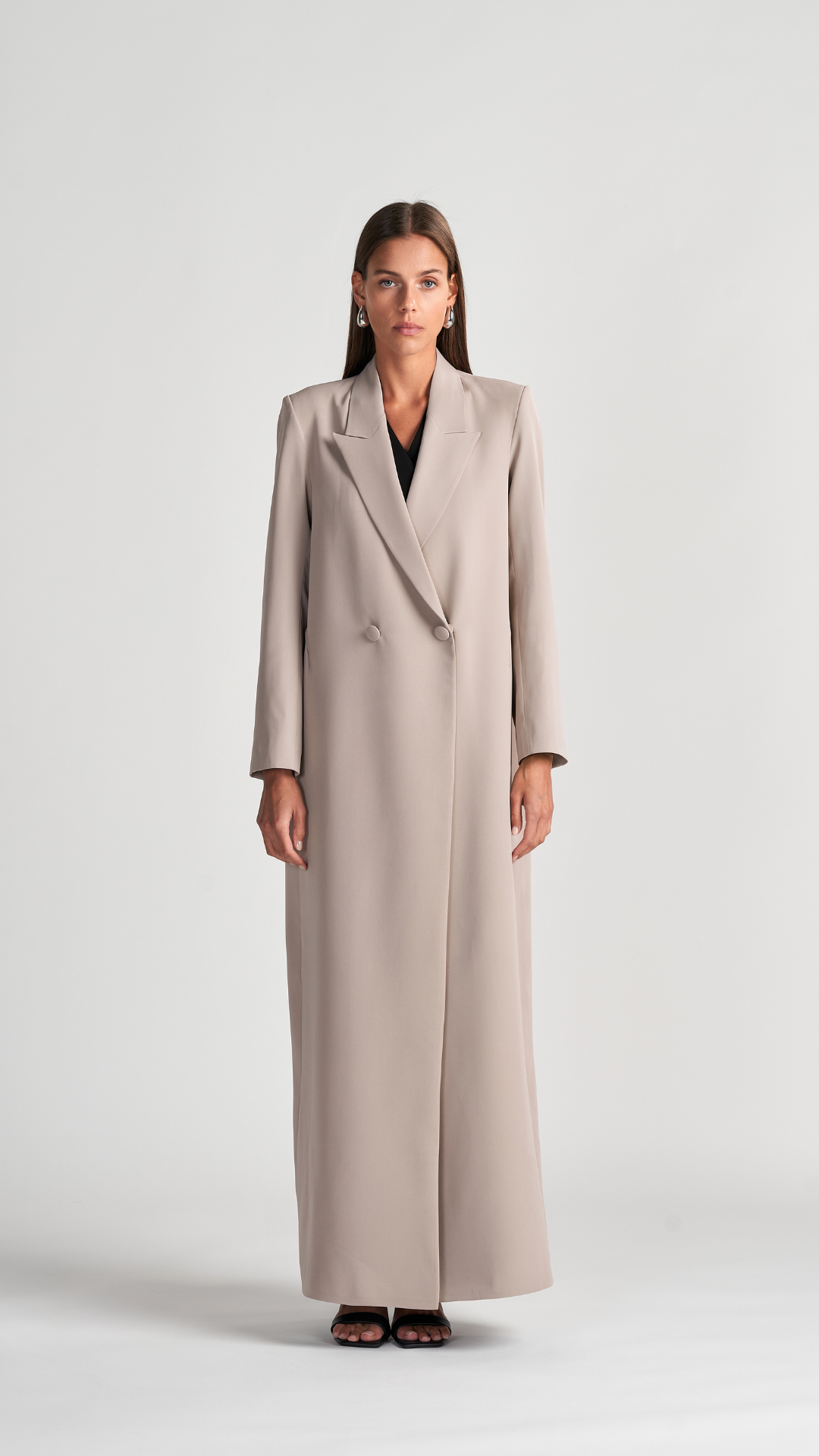 HEM0043 - Blazer Curvy Dark Beige