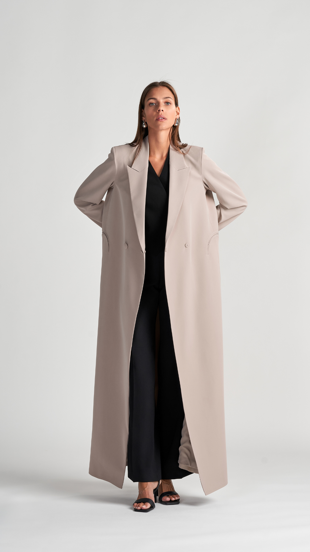 HEM0043 - Blazer Curvy Dark Beige