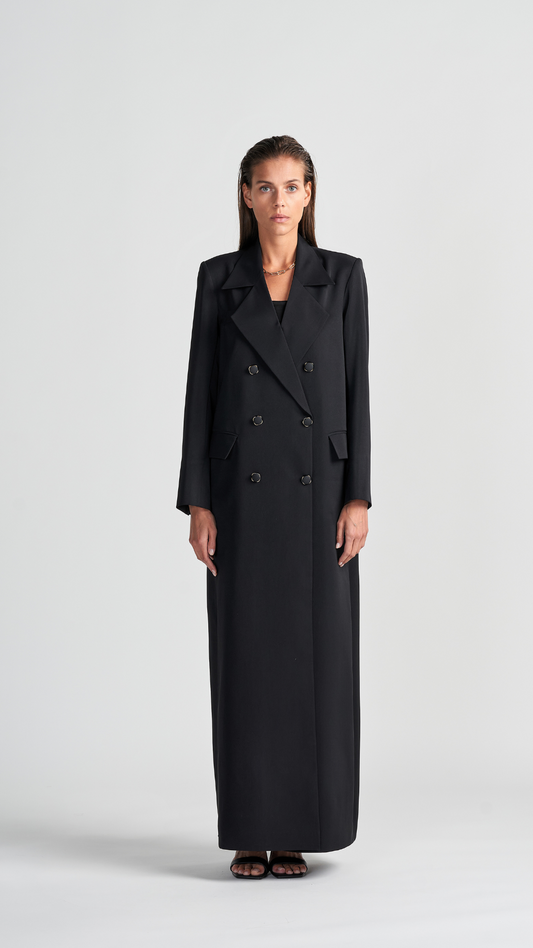 HEM0048 - Blazer Wide Collar Black