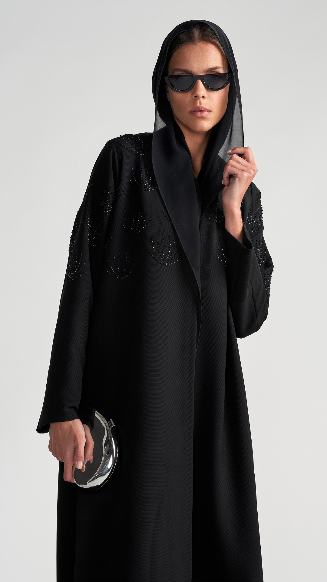 HEM0041 - Italian Crepe Flower Black