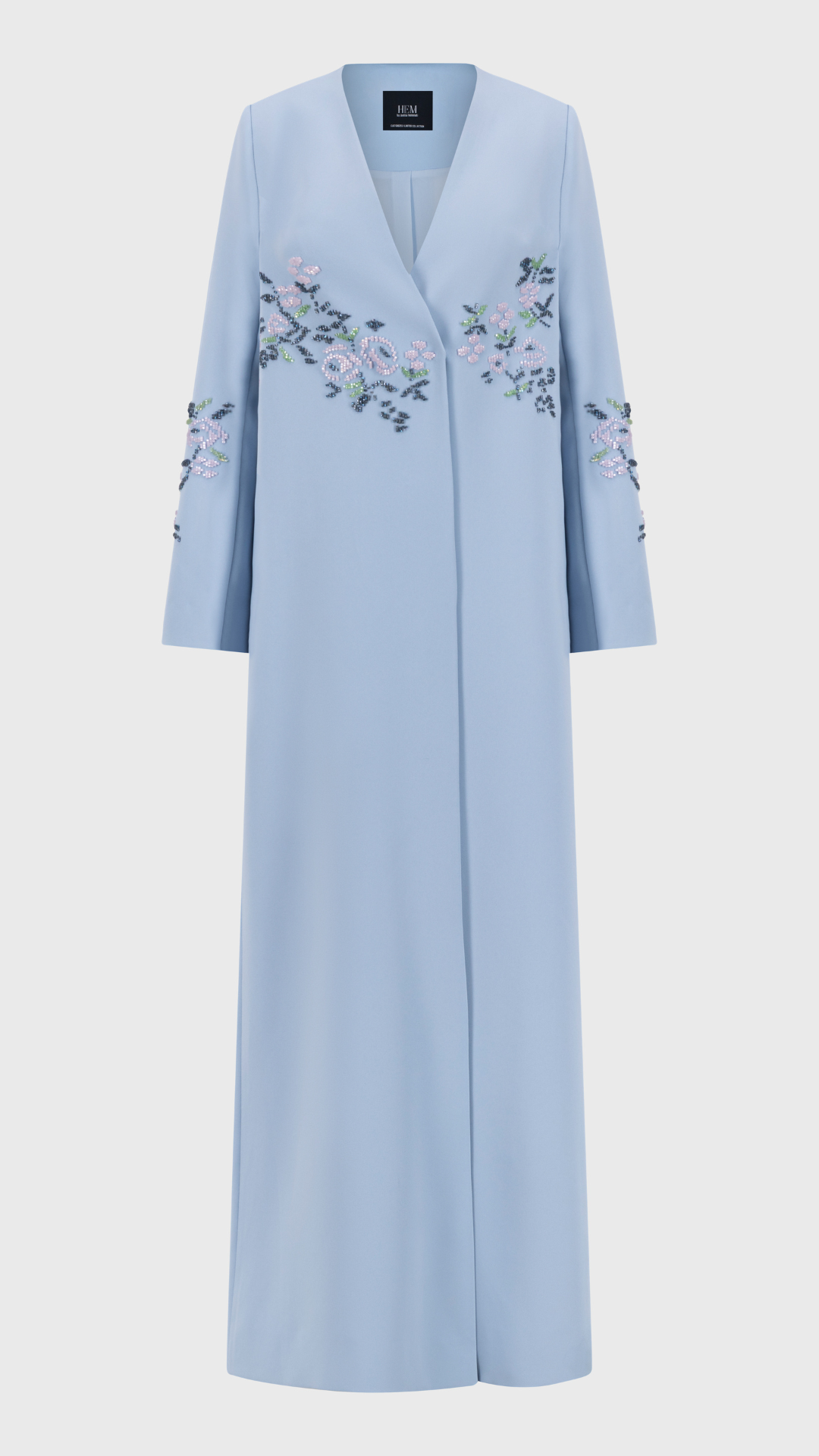 HEM0085 - Floral Wrap - Sky Blue