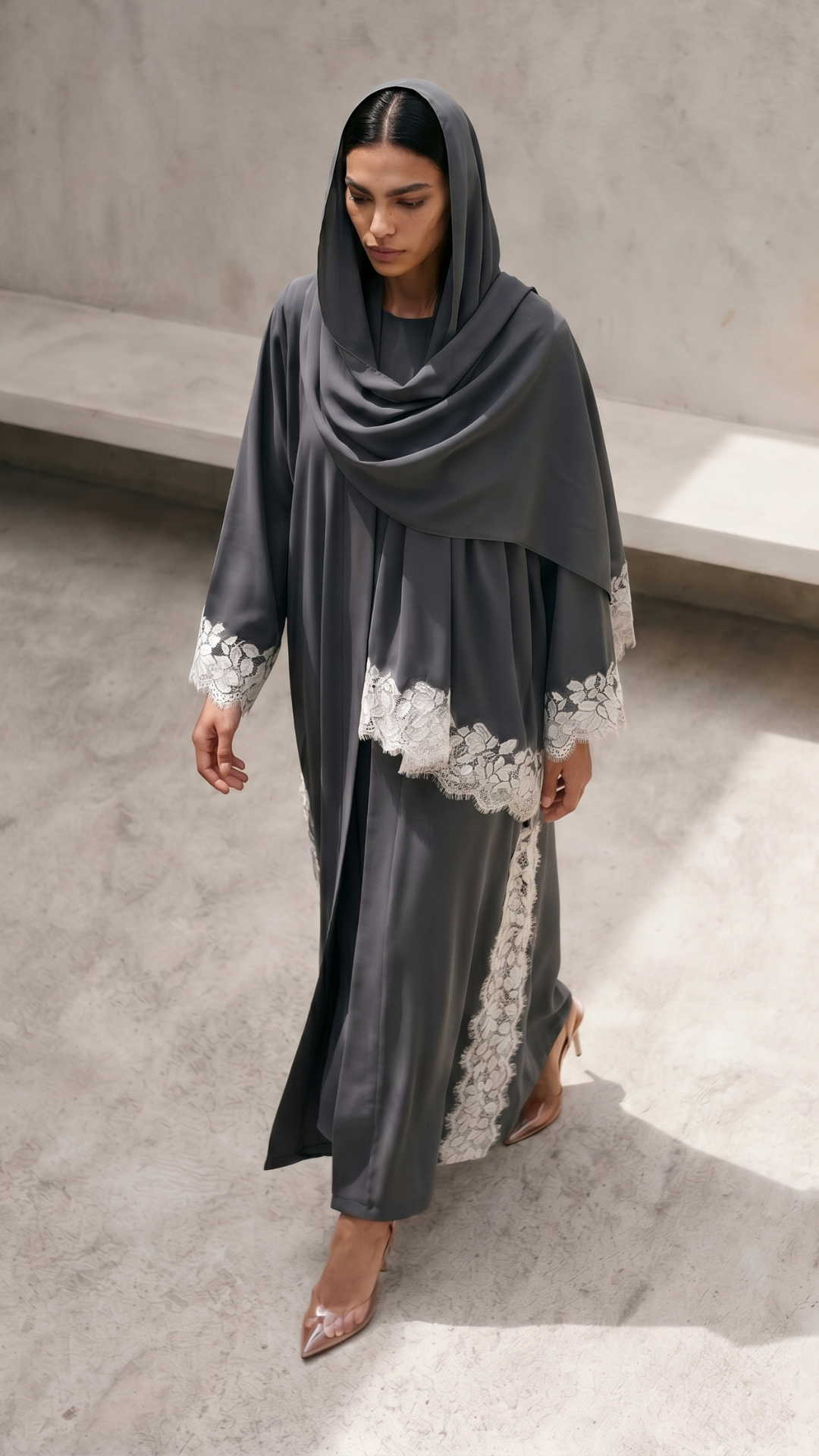 HEM0087 - Lace Reverie in Grey