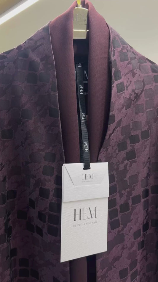 HEM0073 - Fabric Effect / Deep Purple